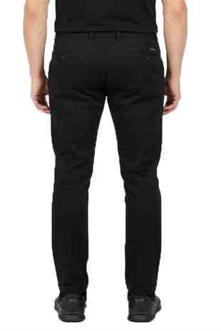 Dagoster DMG23-3668 Siyah Normal Bel Dar Paça Slim Fit  Erkek  Pantolon