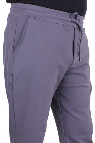 Dagoster DMG23-619962 Füme Normal Bel Dar Paça Jakarlı  Erkek  Pantolon