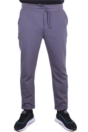Dagoster DMG23-619962 Füme Normal Bel Dar Paça Jakarlı  Erkek  Pantolon
