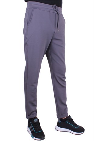 Dagoster DMG23-619962 Füme Normal Bel Dar Paça Jakarlı  Erkek  Pantolon