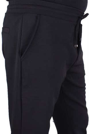 Dagoster DMG23-619962 Siyah Normal Bel Dar Paça Jakarlı  Erkek  Pantolon