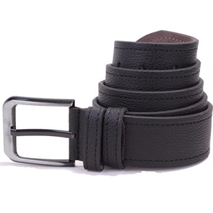 Dagoster DMK26-451 Siyah 4.5 cm Suni Deri Erkek Kemer
