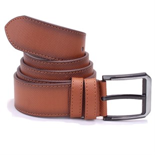 Dagoster DMK26-458 Taba 4.5 cm Suni Deri Erkek Kemer