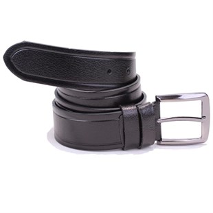 Dagoster DMK26-466DG Siyah 4 cm Hakiki Deri Erkek Kemer