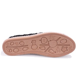 Dagoster DZA07-115526703 Siyah Triko Günlük Espadril Kadın Ayakkabı