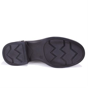 Dagoster DZA07-1270309 Siyah Günlük Loafer  Kadın Ayakkabı