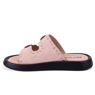 Dagoster DZA07-1290804 Nut Süet Ortopedik Günlük Spor Kadın Terlik