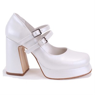 Dagoster DZA07-337566 Sedef  Platform Topuklu  Kadın Ayakkabı