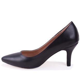 Dagoster DZA07-388412 Siyah Stiletto Topuklu Kadın Ayakkabı