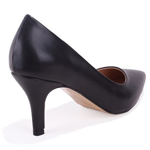 Dagoster DZA07-388412 Siyah Stiletto Topuklu Kadın Ayakkabı