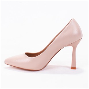 Dagoster DZA07-388451 Ten 9 cm İnce Topuklu Stiletto Kadın Ayakkabı