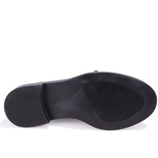 Dagoster DZA07-863705 Siyah Günlük Loafer  Kadın Ayakkabı