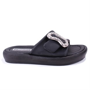 Dagoster DZA07-889033 Siyah Ortopedik Günlük Spor Kadın Terlik