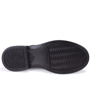 Dagoster DZA07-8892550 Siyah Günlük Bağcıklı Loafer  Kadın Ayakkabı