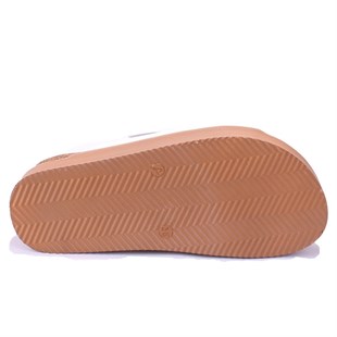 Dagoster DZA07-89023 Beyaz Ortopedik Günlük Spor Kadın Terlik