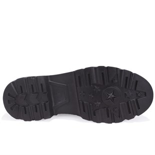 Dagoster DZA07-90830 Siyah Günlük Loafer  Kadın Ayakkabı