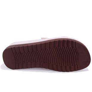 Dagoster DZA37-3001 Beyaz Günlük Ortopedik  Kadın Terlik