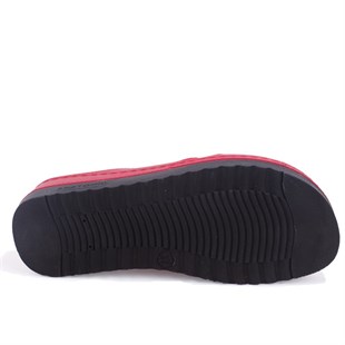 Dagoster DZA37-3029 Kırmızı Günlük Ortopedik Kadın Terlik