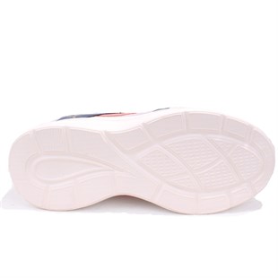 Dagoster DZA75-26106 Koyu Gri Oranj Ortopedik Günlük Kadın Spor Ayakkabı