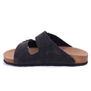 Fly Soft S903 Siyah Günlük Ortopedik Erkek Spor Terlik