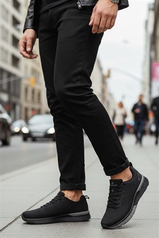 Hammer Jack 10121200 Manaus Siyah Ortopedik Günlük Erkek Spor Ayakkabı