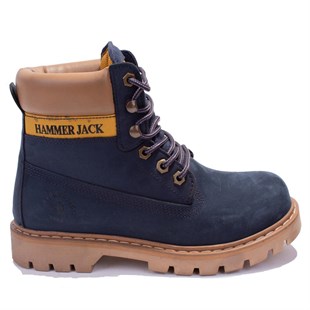 Hammer Jack 10216600 Lacivert Ortopedik Günlük Unisex Deri Bot