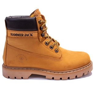 Hammer Jack 10216600 Sarı Ortopedik Günlük Unisex Deri Bot