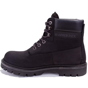 Hammer Jack 10216600 Siyah Ortopedik Günlük Unisex Deri Bot