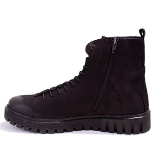 Hammer Jack 10217945 Siyah Ortopedik Günlük Deri Erkek Bot