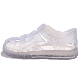 Igor S10265 Star Glitter Beyaz Günlük Kız Çocuk Sandalet