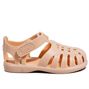 Igor S10271 Tobby Solid Bej  Günlük Kız Çocuk Sandalet