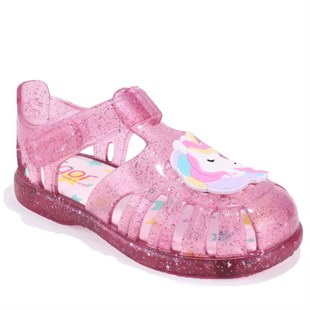 Igor S10341 Tobby Unicornio Fuşya Şeffaf Günlük Kız Çocuk Sandalet