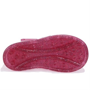 Igor S10341 Tobby Unicornio Fuşya Şeffaf Günlük Kız Çocuk Sandalet