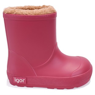 İgor W10306 Yogi Borreguito Koyu Pembe Ortopedik Kız Çocuk Yağmur Çizme