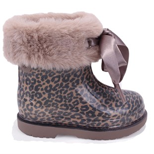İgor W10338 Bimbi Leo Soft Taupe Ortopedik Kız Çocuk Yağmur Çizme