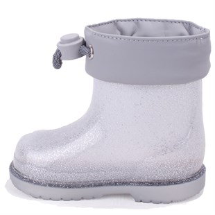 İgor W10339 Bimbi Unicornio Gümüş Ortopedik Kız Çocuk Yağmur Çizme