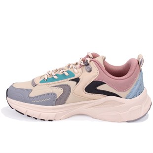 Jump 30866 Bej Pembe Ortopedik Ortopedik Günlük Kadın Spor Ayakkabı