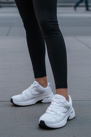 Kinetix Odena tx w Beyaz  Ortopedik Günlük Kadın Spor Ayakkabı