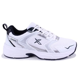 Kinetix Spera Tx Beyaz Lacivert Ortopedik Günlük Erkek Spor Ayakkabı