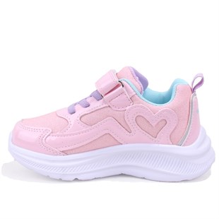 Marco Kids 03-26Y313 Pembe Ortopedik Günlük Işıklı Kız Çocuk Spor Ayakkabı