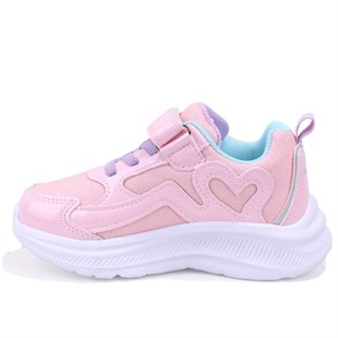 Marco Kids 03-26Y313 Pembe Ortopedik Günlük Işıklı Kız Çocuk Spor Ayakkabı