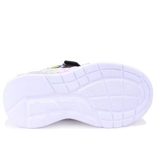 Marco Kids 03-26Y313 Siyah Ortopedik Günlük Işıklı Kız Çocuk Spor Ayakkabı