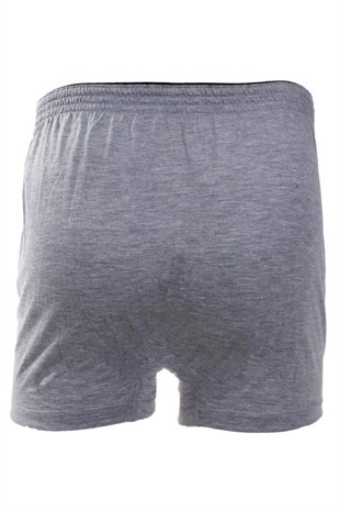 ÖREN STİL 44-7000 GRİ 4LÜ PAKET ERKEK  HAVLU BEL PAMUKLU BOXER