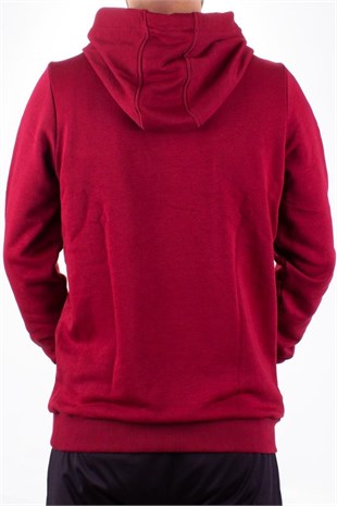 Twister 2732 Bordo Kapüşonlu Erkek Sweatshirt