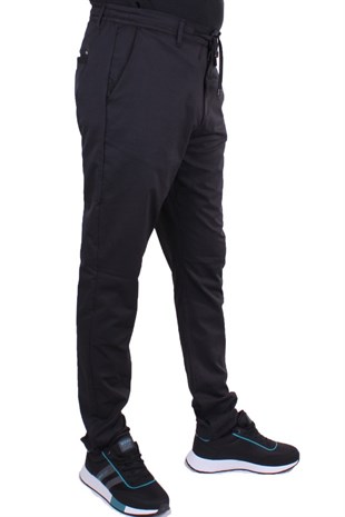 Twister Crespo 794 Siyah Normal Bel Dar Paça Erkek Kanvas Pantolon