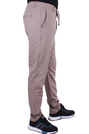 Twister Crespo 794 Vizon Normal Bel Dar Paça Erkek Kanvas Pantolon