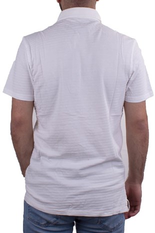 Twister Jeans 2214 Ekru Polo Yaka Erkek T-Shirt