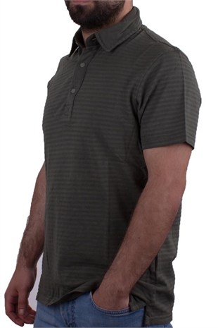 Twister Jeans 2214 Haki Polo Yaka Erkek T-Shirt
