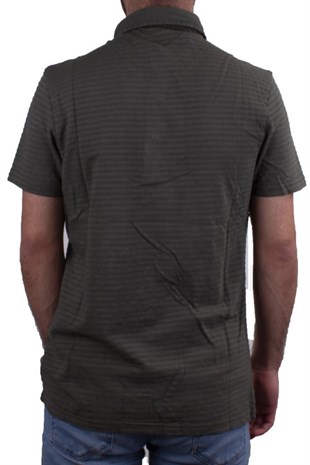 Twister Jeans 2214 Haki Polo Yaka Erkek T-Shirt