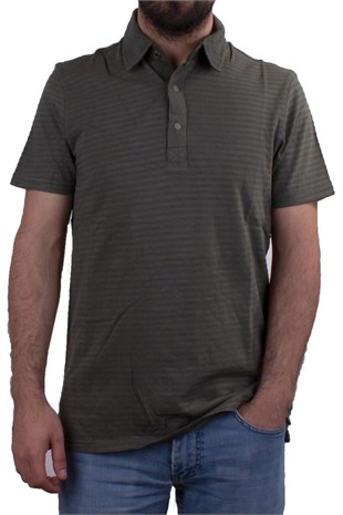Twister Jeans 2214 Haki Polo Yaka Erkek T-Shirt